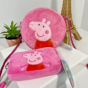 Peppa Pig Crossbody Bag with Mashing Wristlet